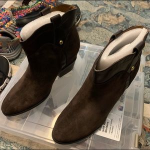 Ivanka Trump Suede Ankle Boots. Size 9 1/2